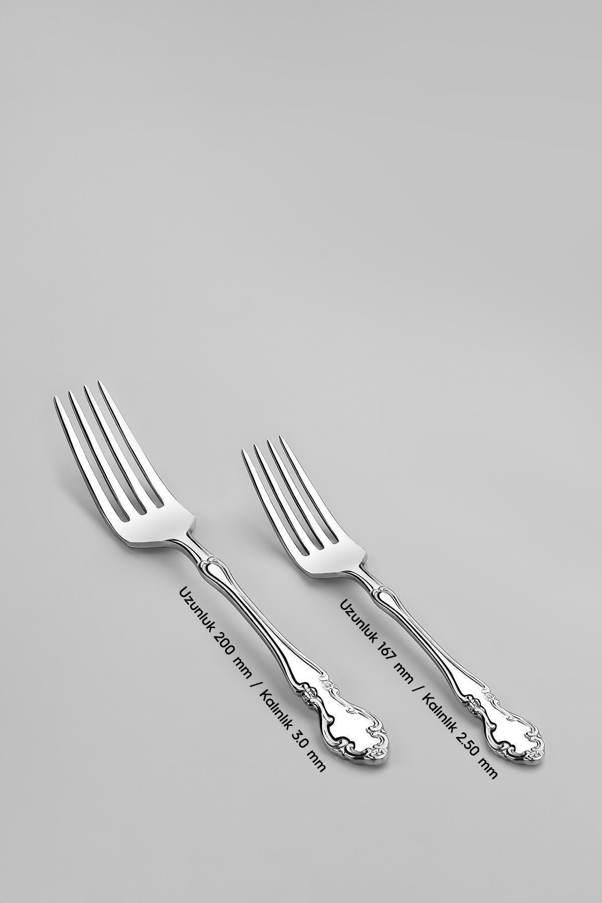 Adriana Sade 12 Kişilik 72 Parça Kutulu Çatal Kaşık Bıçak Takımı