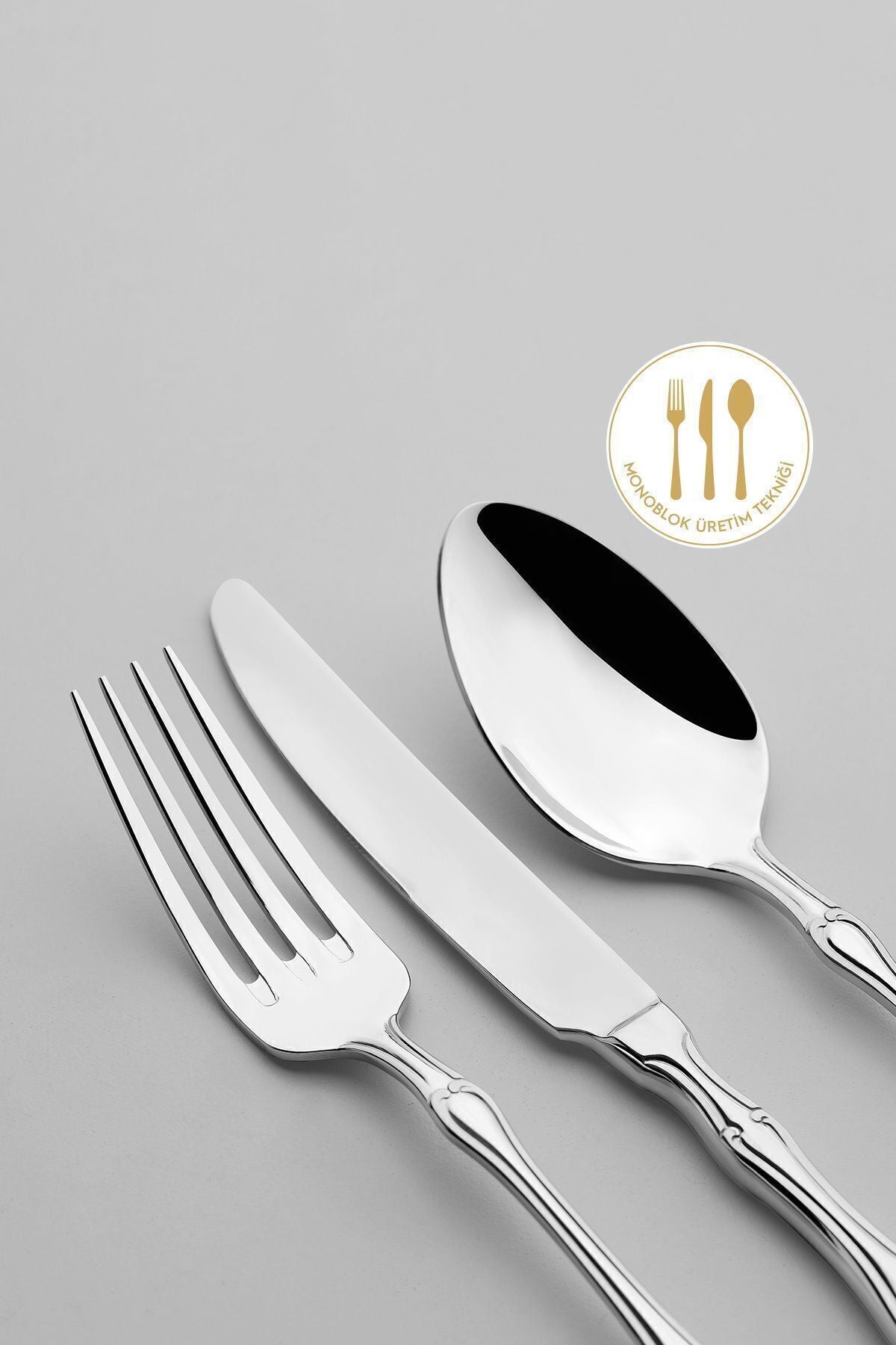 Adriana Sade 12 Kişilik 72 Parça Kutulu Çatal Kaşık Bıçak Takımı