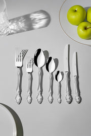 Adriana Sade 12 Kişilik 84 Parça Kutulu Çatal Kaşık Bıçak Takımı