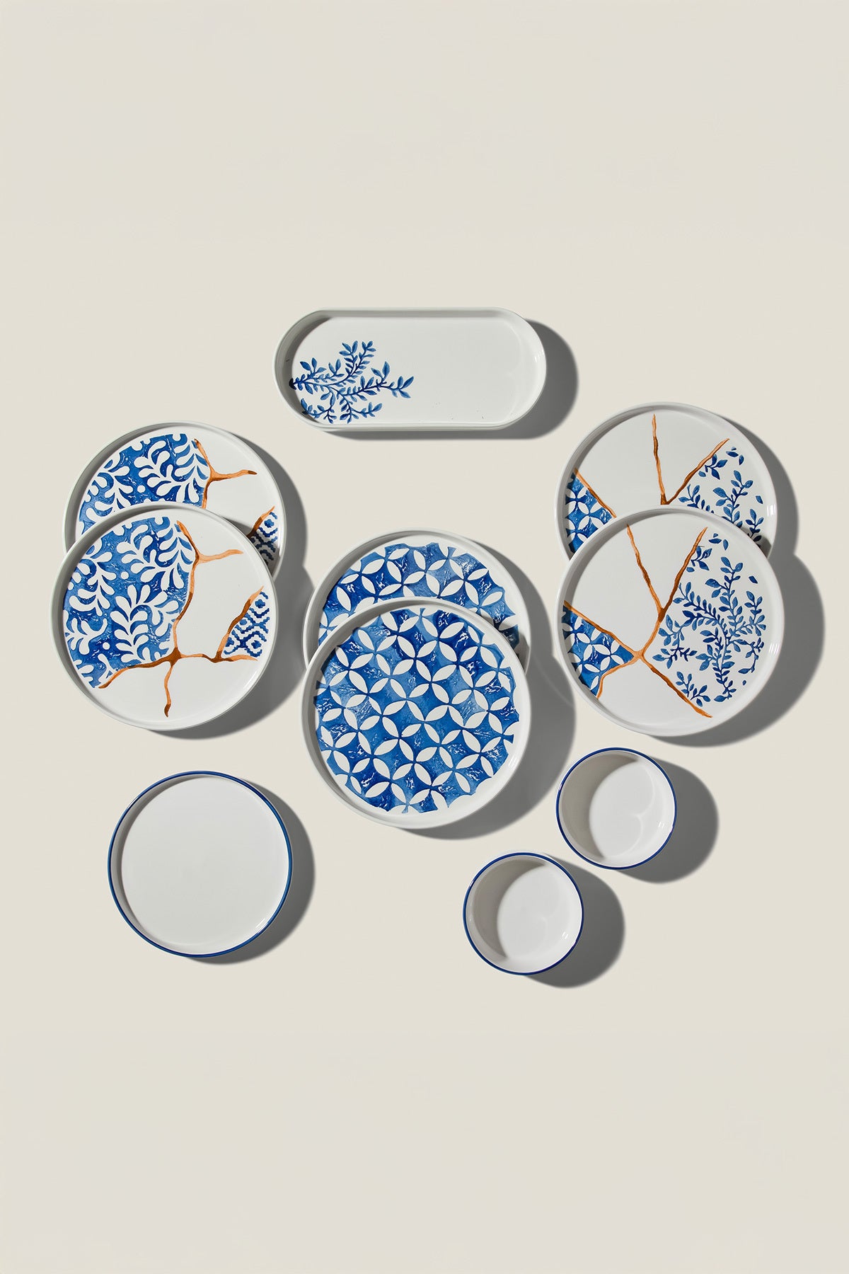 Azure 6 Kişilik 15 Parça Seramik Kahvaltı Takımı