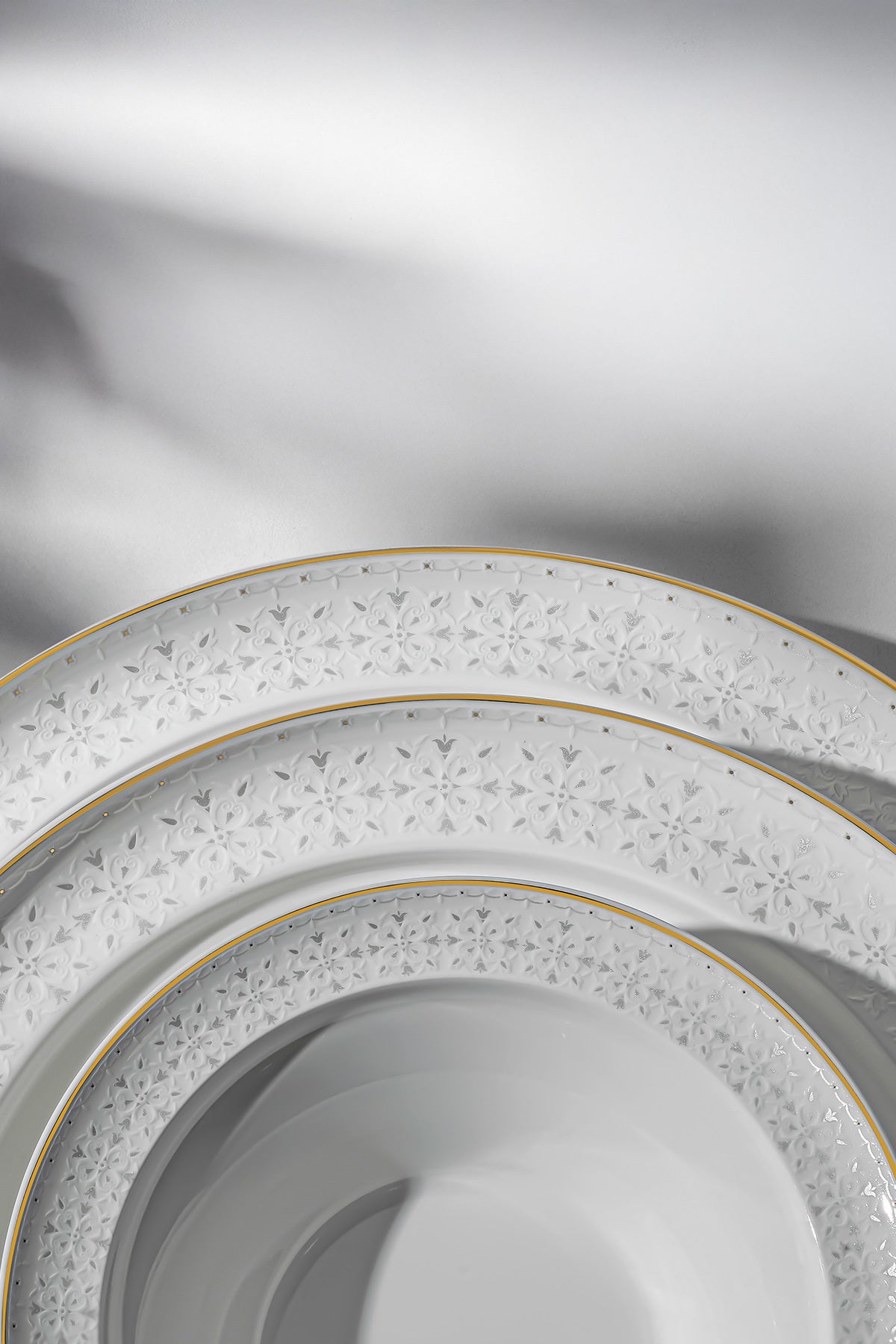 Camelia Altın Yaldızlı 28 Parça Porselen Yemek Takımı