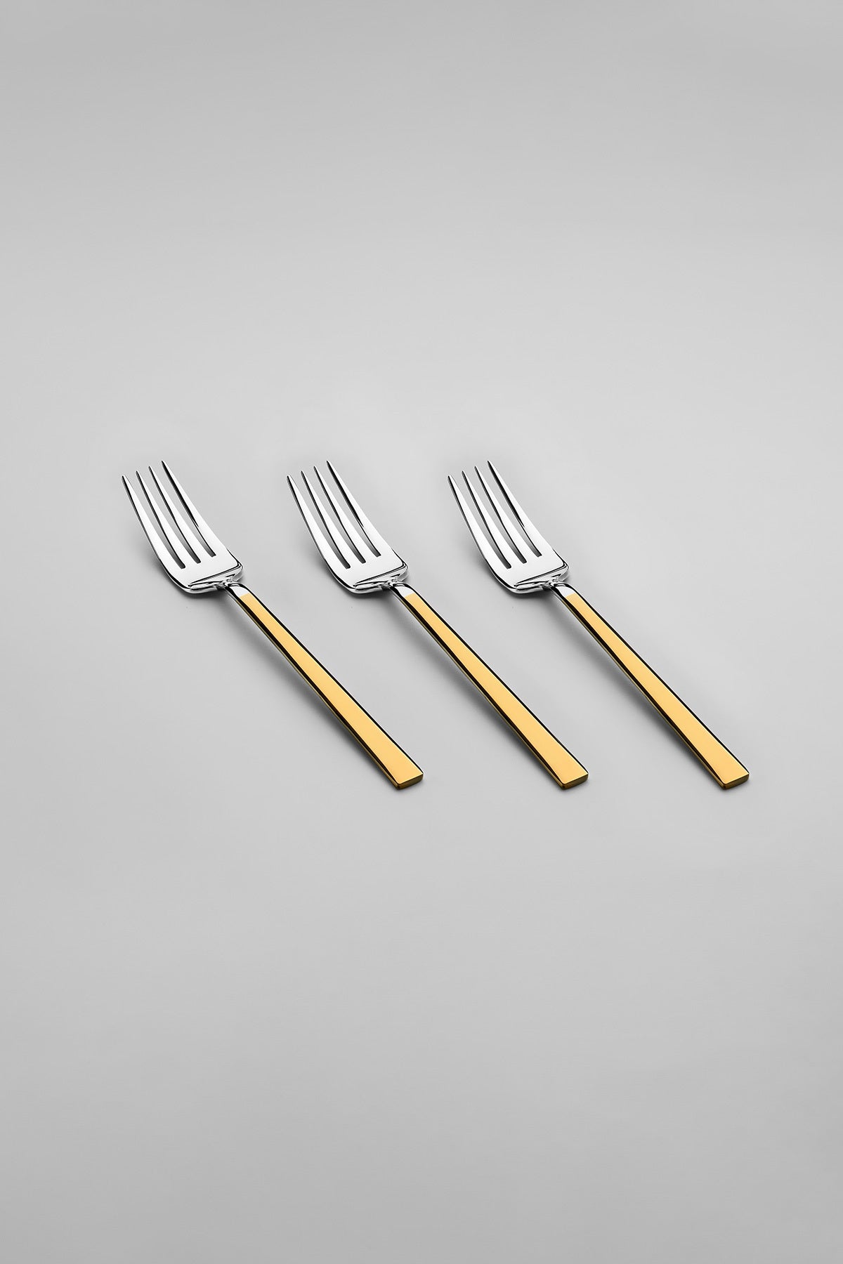 Dalyan Gold Plain 72 Piece Cutlery Set for 12 People