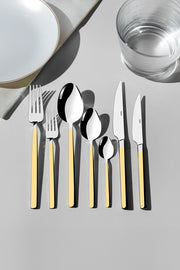 Dalyan Altın Sade 84 Parça Kutulu Çatal Kaşık Bıçak Takımı