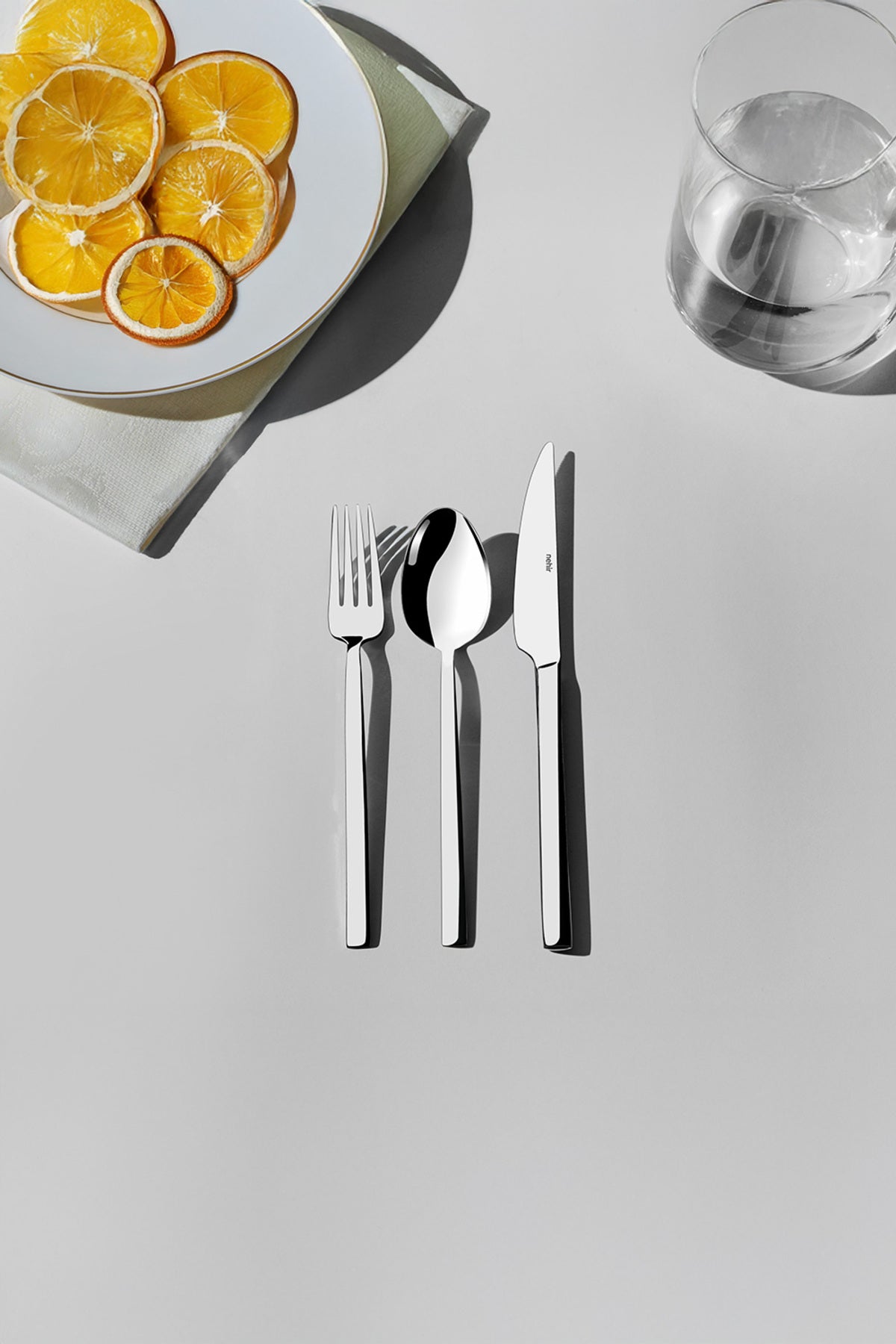 Dalyan Plain 18 Piece Boxed Dessert Cutlery Set for 6 People