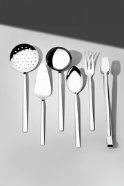 Dalyan Plain 6 Piece Stainless Steel Serving Set