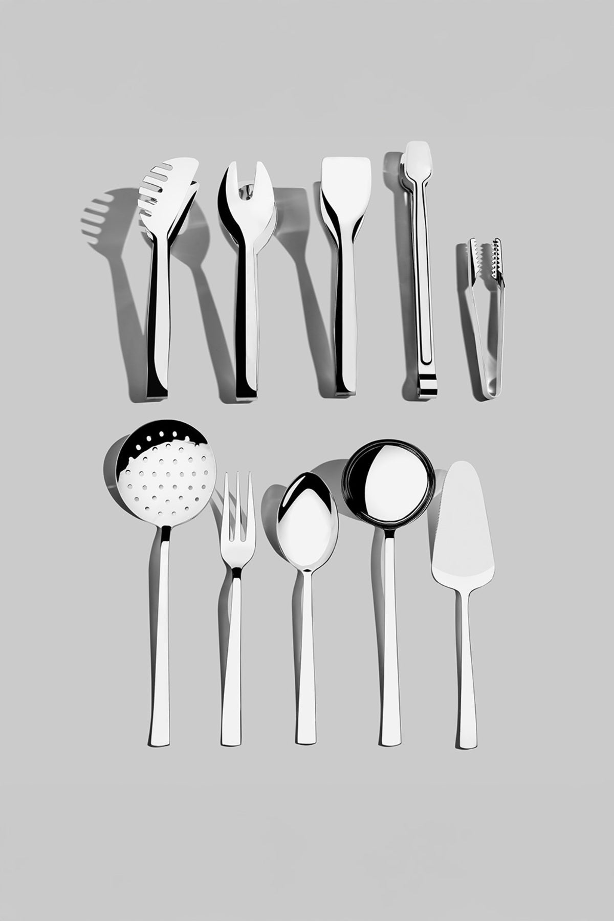 Deniz Sade 10 Piece Stainless Steel Serving Set