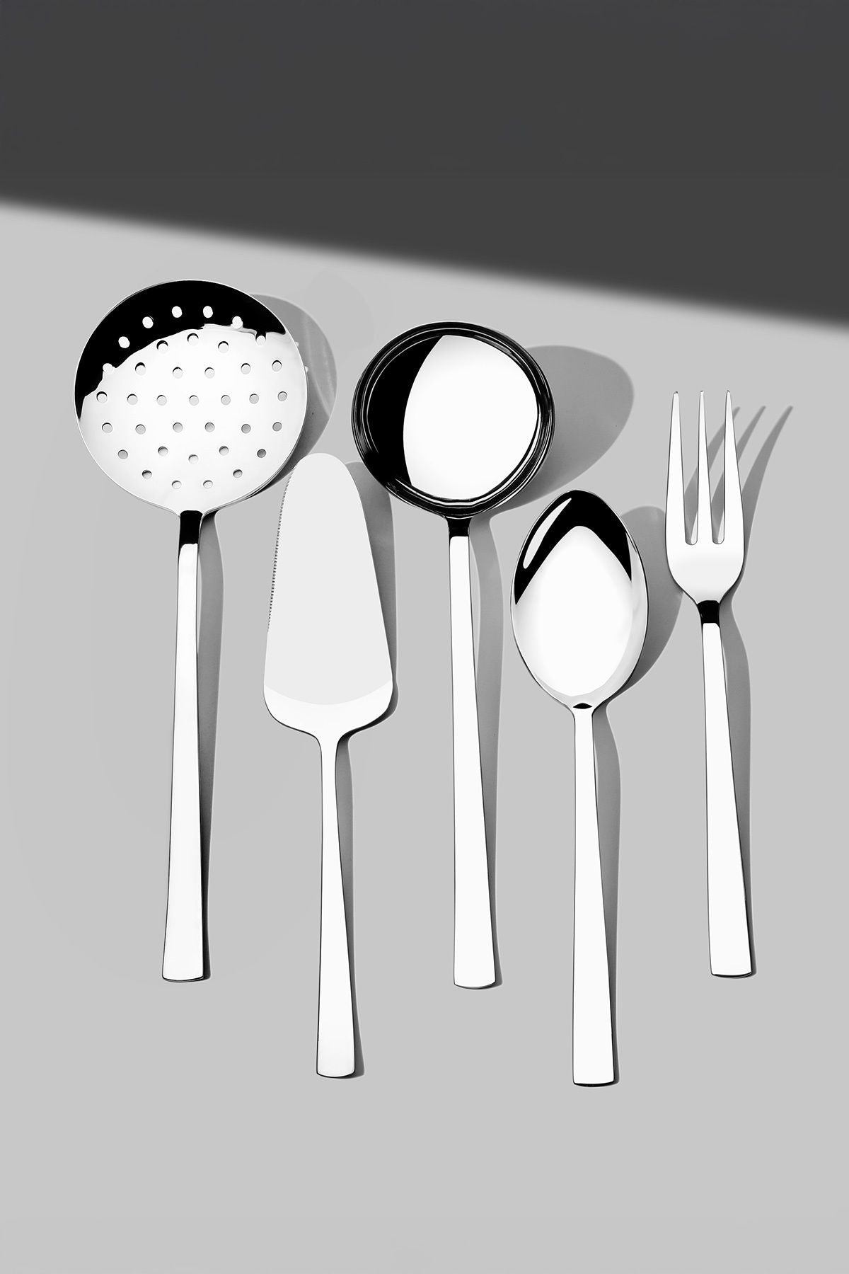 Deniz Sade 5 Piece Stainless Steel Serving Set