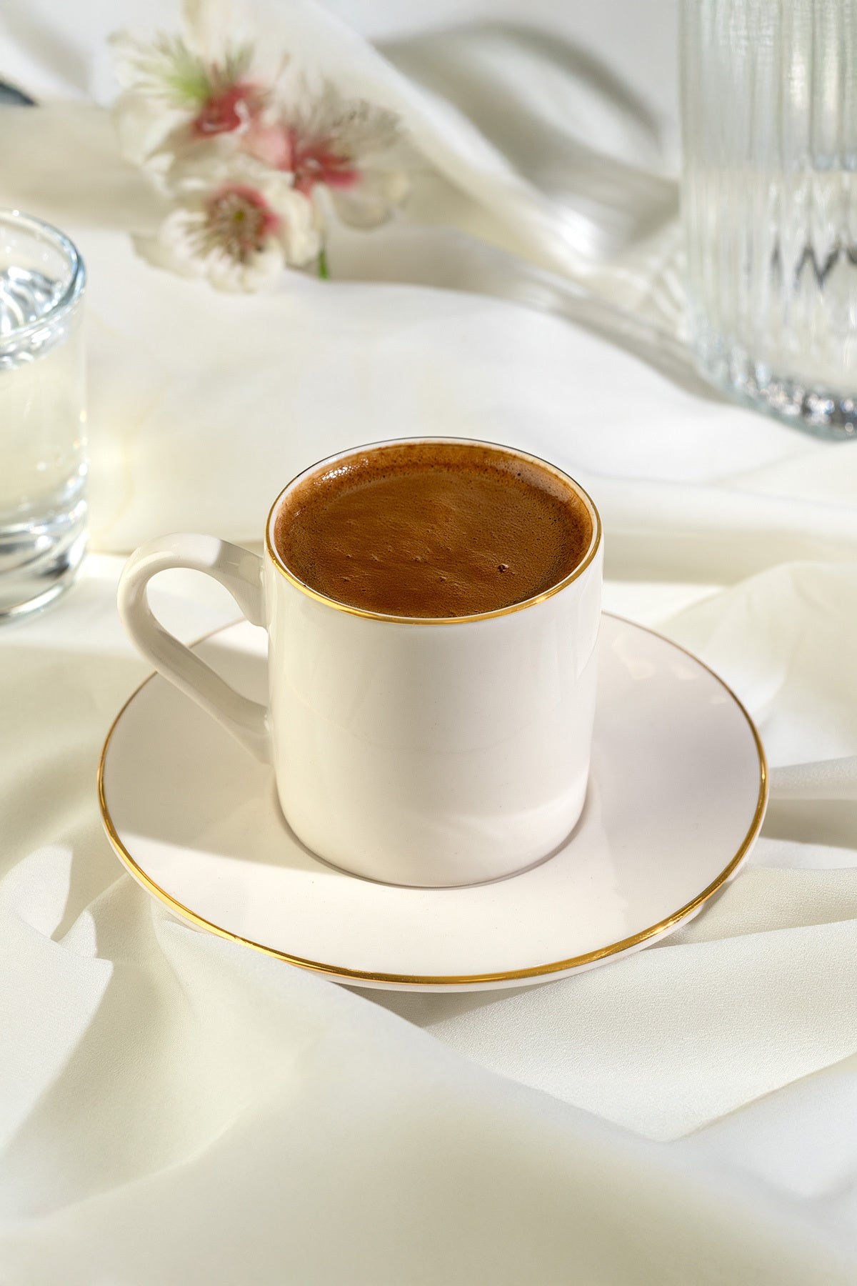 Duru 12-Piece Porcelain Coffee Cup Set for 6 People