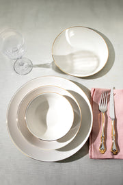 Duru 24-Piece Porcelain Dinner Set for 6 People