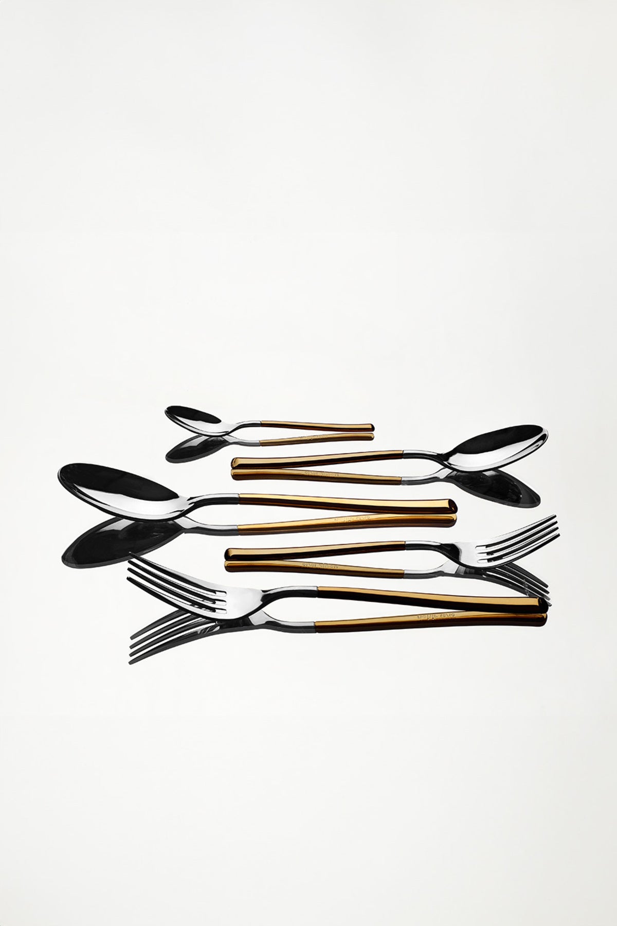 Elegance Altın Saten 6 Kişilik 36 Parça Kutulu Çatal Kaşık Bıçak Takımı