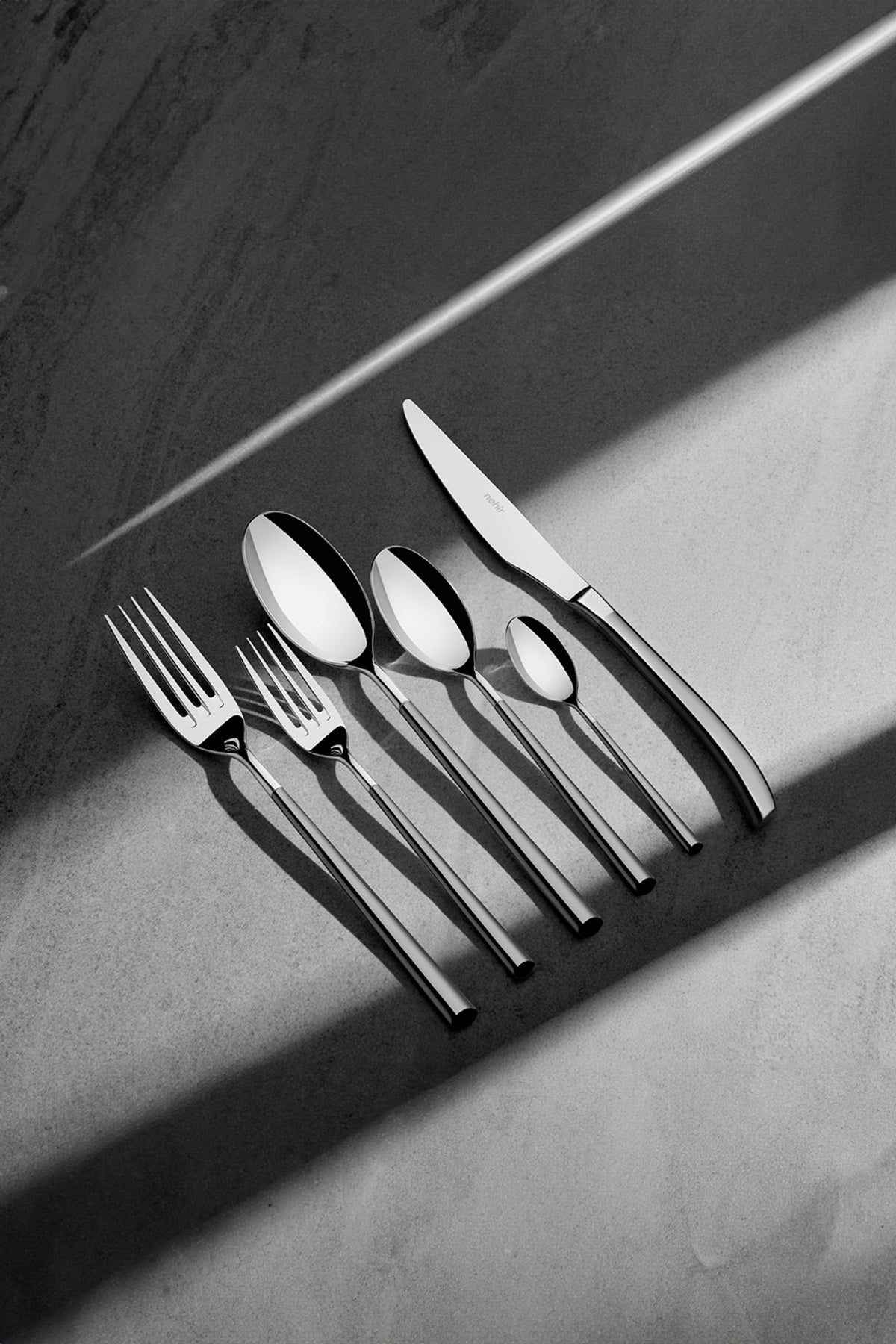 Elegance Satin 12 Person 72 Piece Boxed Cutlery Set