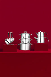 Elite 14 Piece Stainless Steel Dowry Set