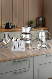 Essential 80 Piece Stainless Steel Wedding Set