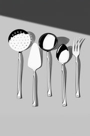 Fiesta Saten 5 Parça Paslanmaz Çelik Servis Takımı