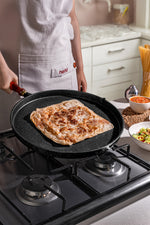 Flower Cast Aluminum Pancake Pan 36 cm