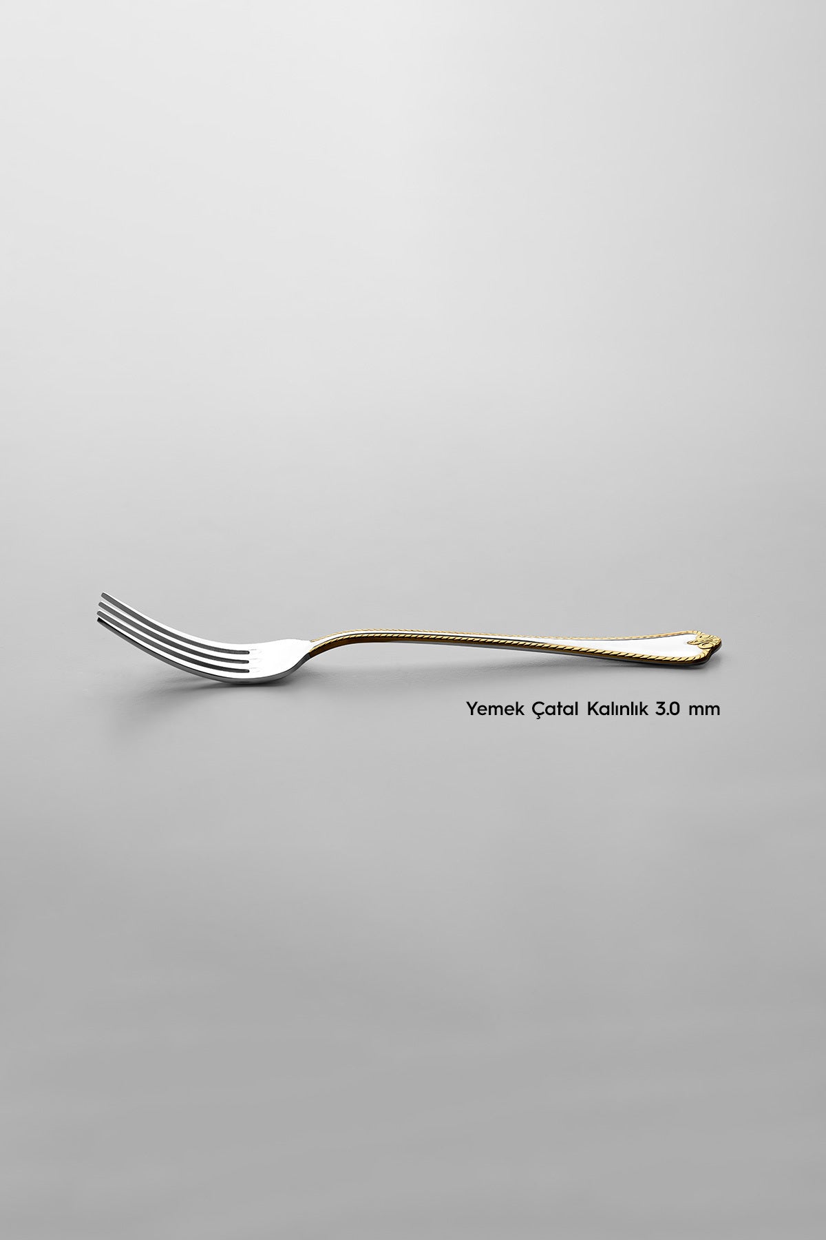 Fulya Gold Plain 36 Piece Boxed Cutlery Set for 6 People