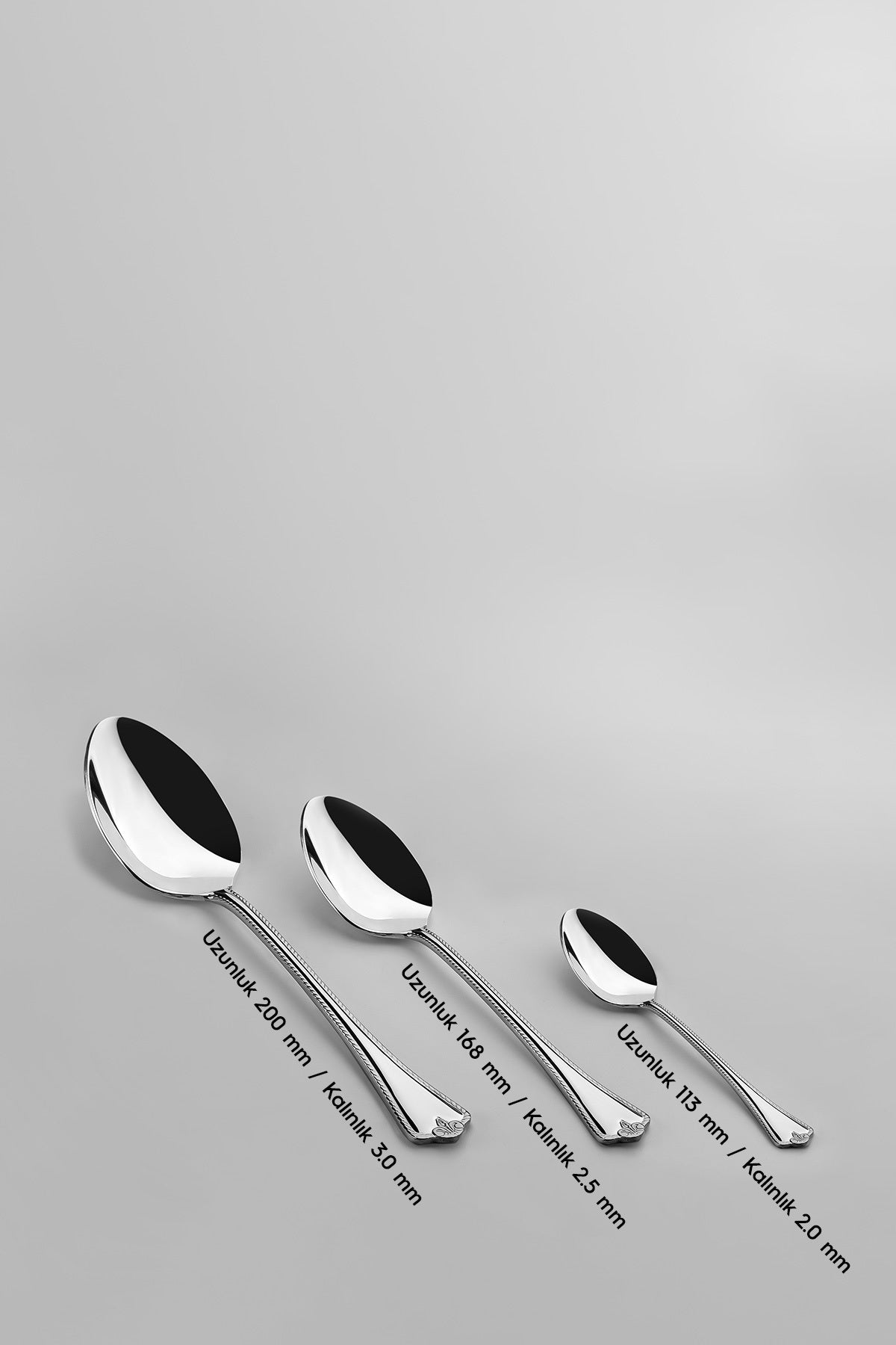 Fulya Plain 60 Piece Boxed Cutlery Set for 12 People