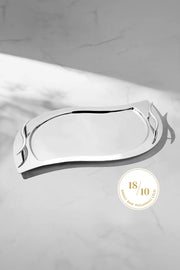 Gizem Plain Steel Coffee Tray