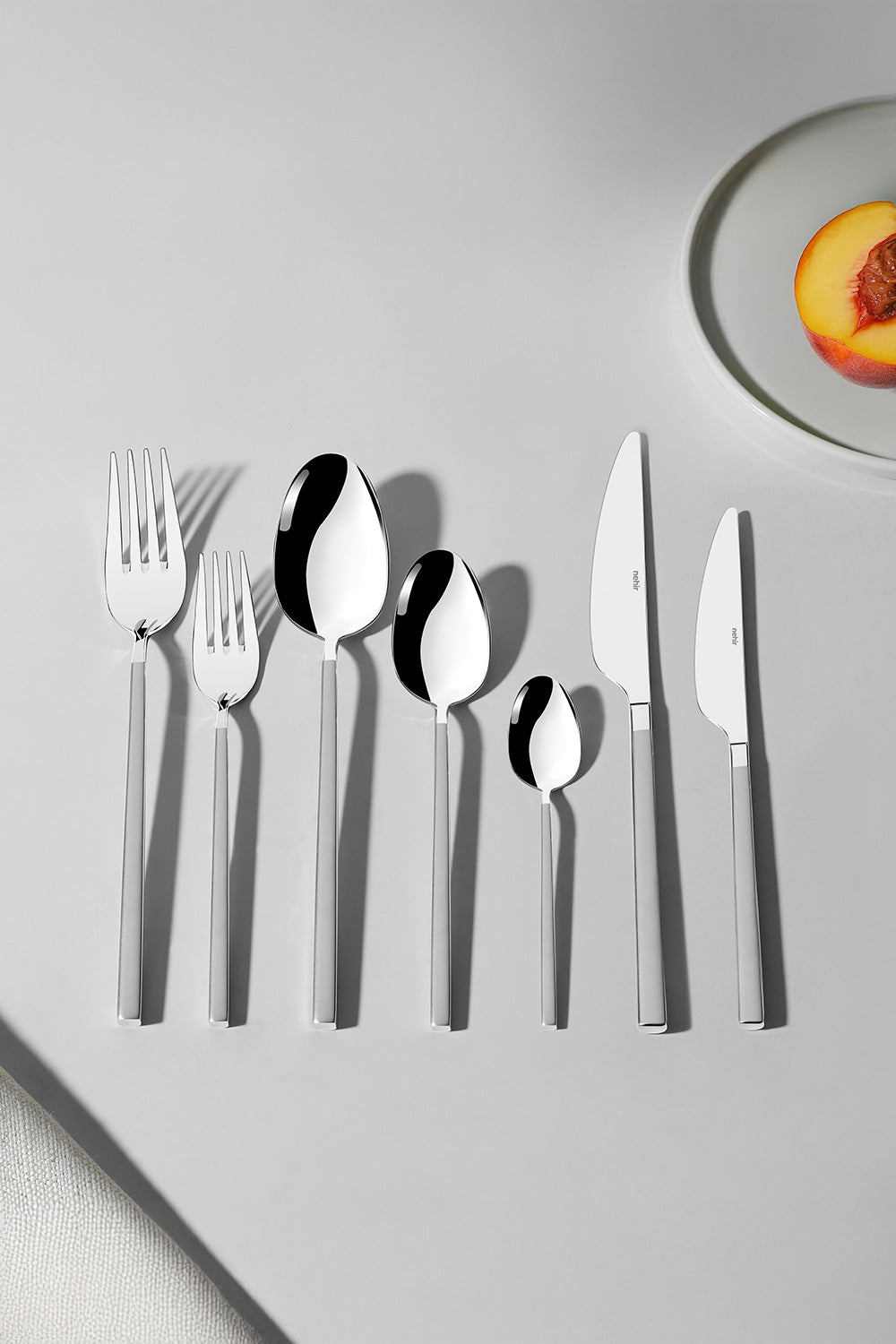 Gloria Satin 12-Person 84-Piece Boxed Cutlery Set (Forks, Spoons, and Knives)