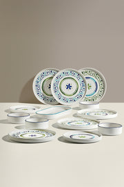 Karma Blue 6 Kişilik 13 Parça Seramik Kahvaltı Takımı