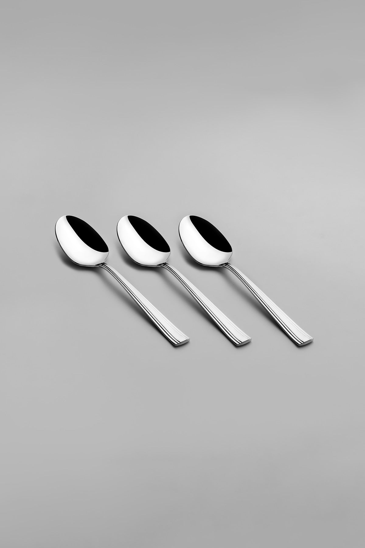 Katre Plain 12 Piece Dessert Spoon Set