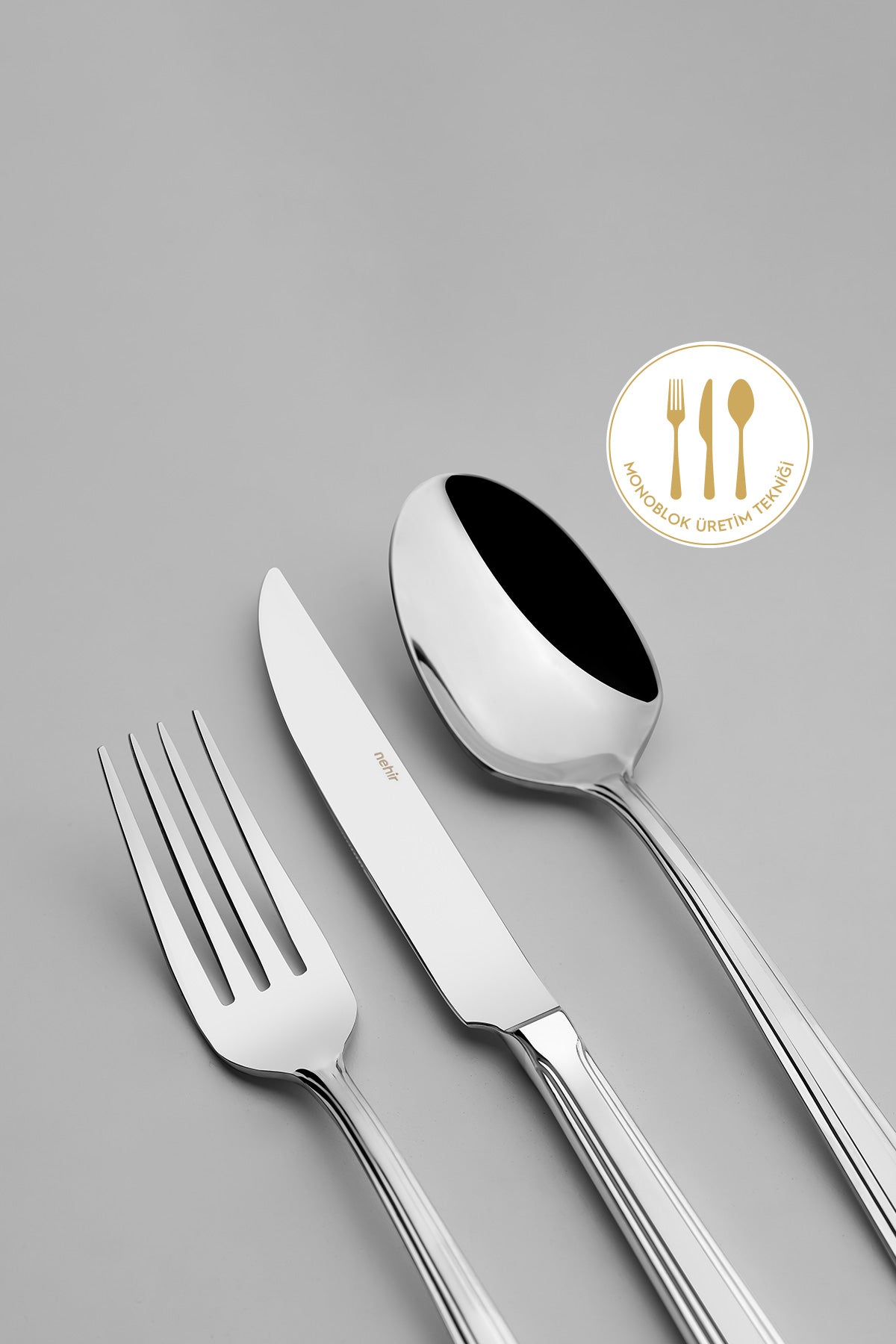 Katre Plain 12 Person 84 Piece Boxed Cutlery Set