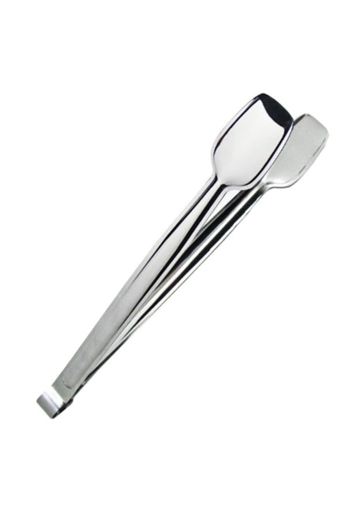 Short Stainless Steel Grill Tongs (28 cm)