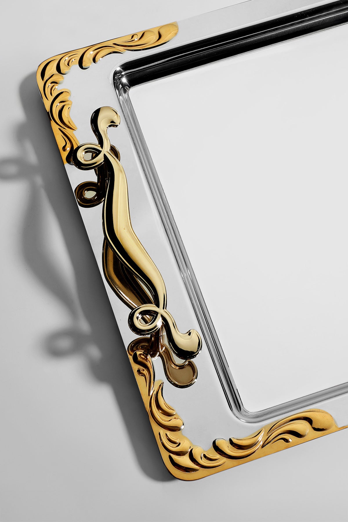 Lalezar Altın Kahve Tepsisi