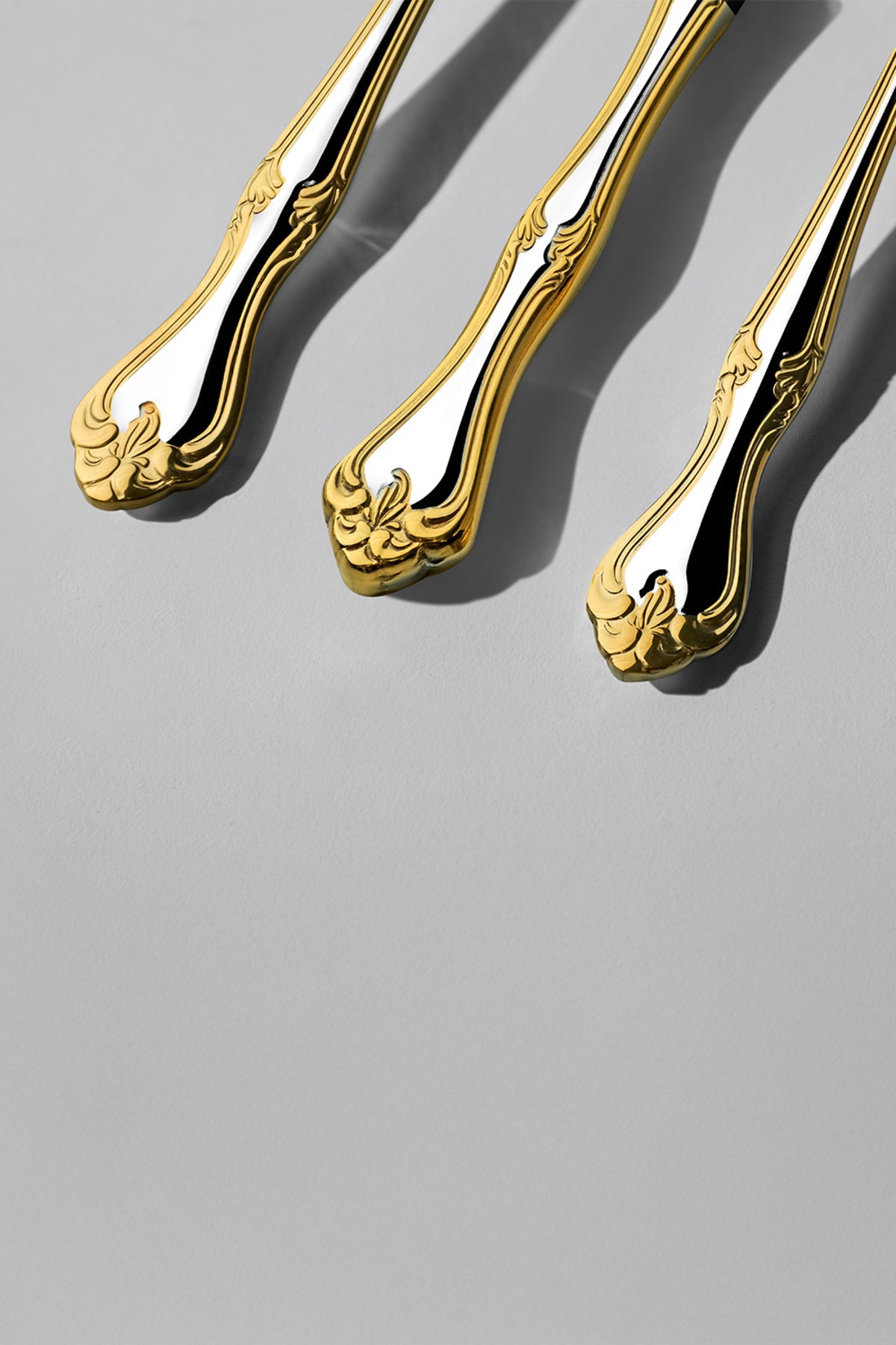 Lalezar Gold Plain 12 Person 72 Piece Boxed Cutlery Set