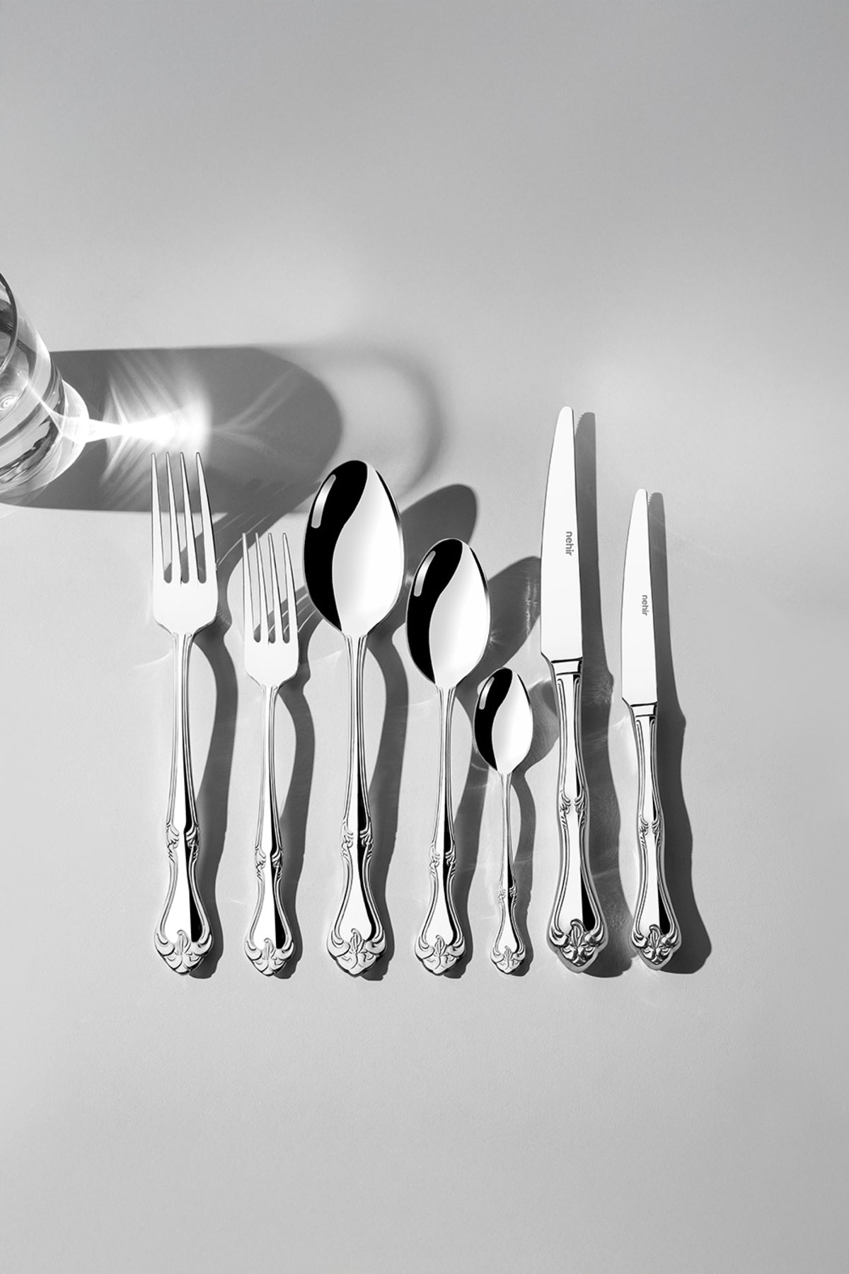 Lalezar Plain 12 Person 84 Piece Boxed Cutlery Set