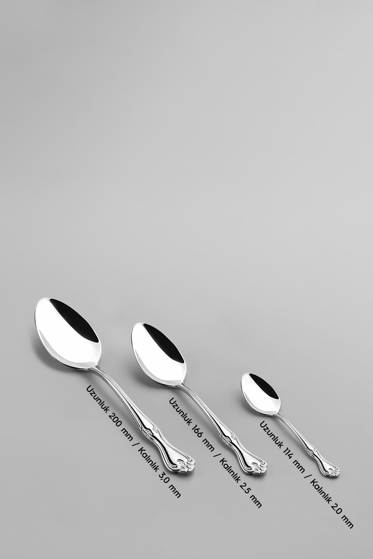 Lalezar Plain 12 Person 89 Piece Boxed Cutlery Set