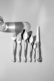 Lalezar Plain 36 Piece Boxed Cutlery Set for 6 People