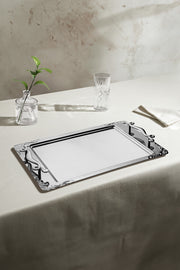 Lalezar Plain Steel Tea Tray