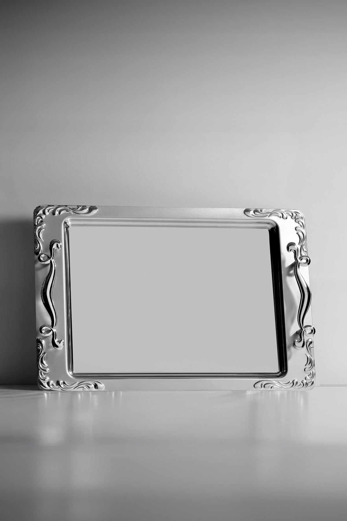 Lalezar Satin Steel Coffee Tray