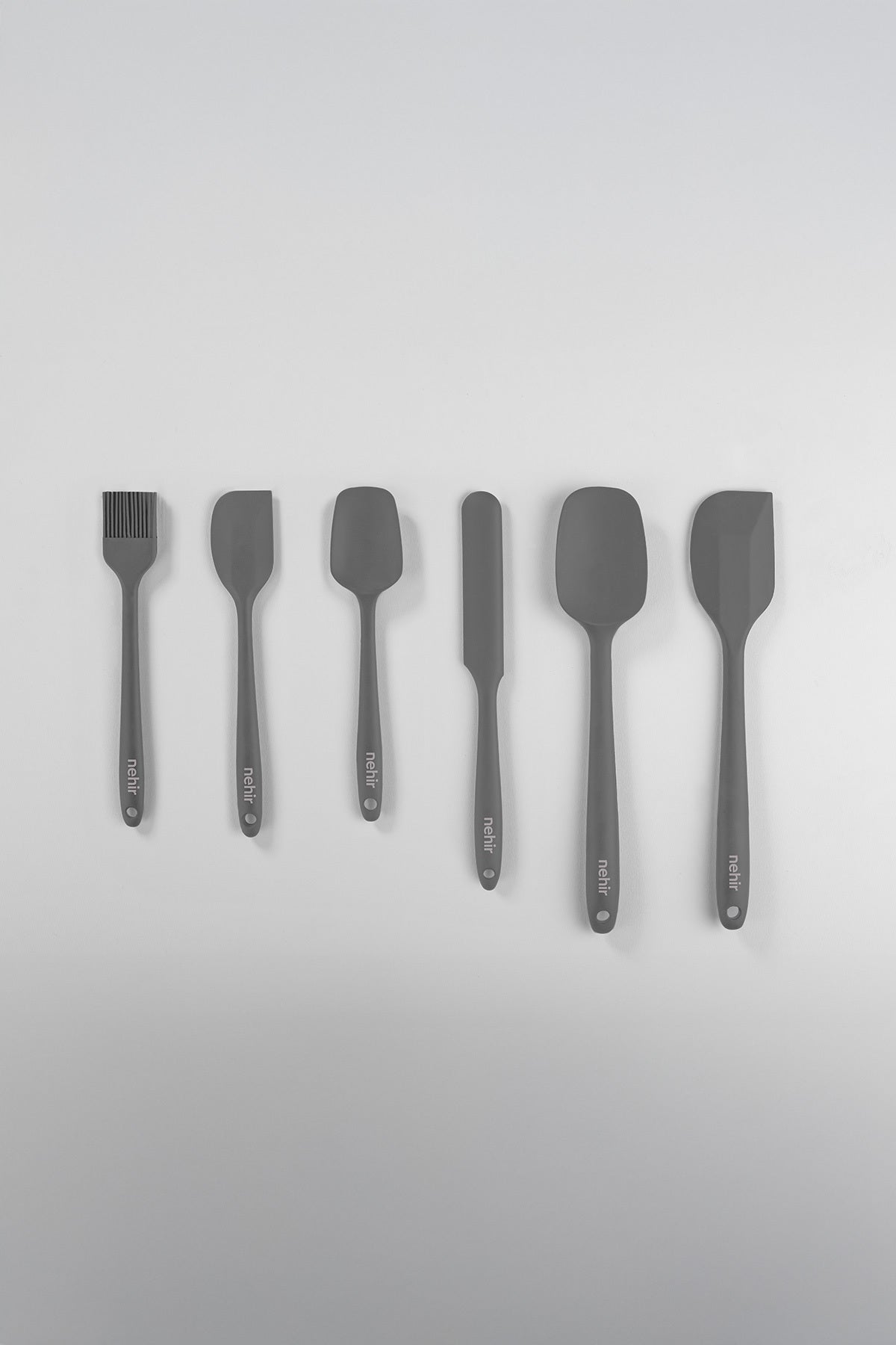 Lenora Gray 6 Piece Silicone Serving Set