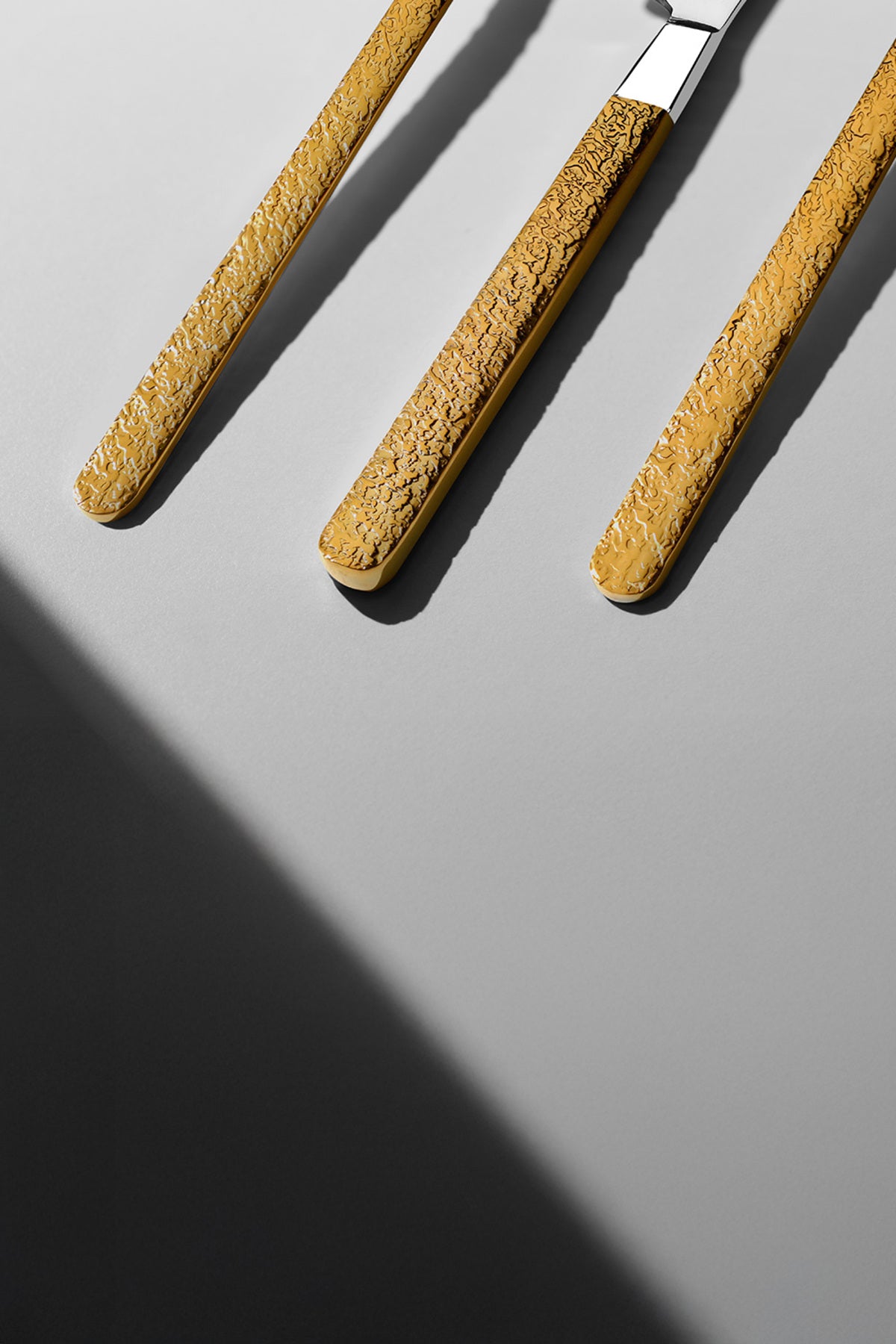 Lyon Altın Saten 12 Kişilik 72 Parça Kutulu Çatal Kaşık Bıçak Takımı