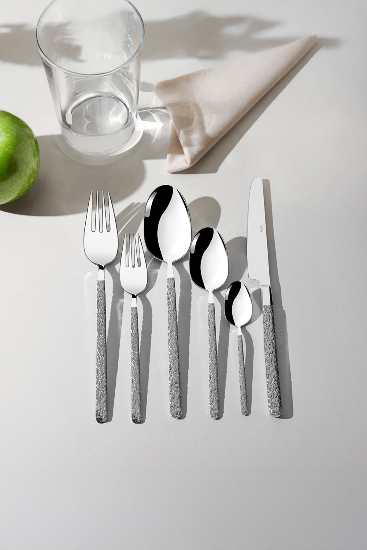 Lyon Satin 12 Person 72 Piece Boxed Cutlery Set