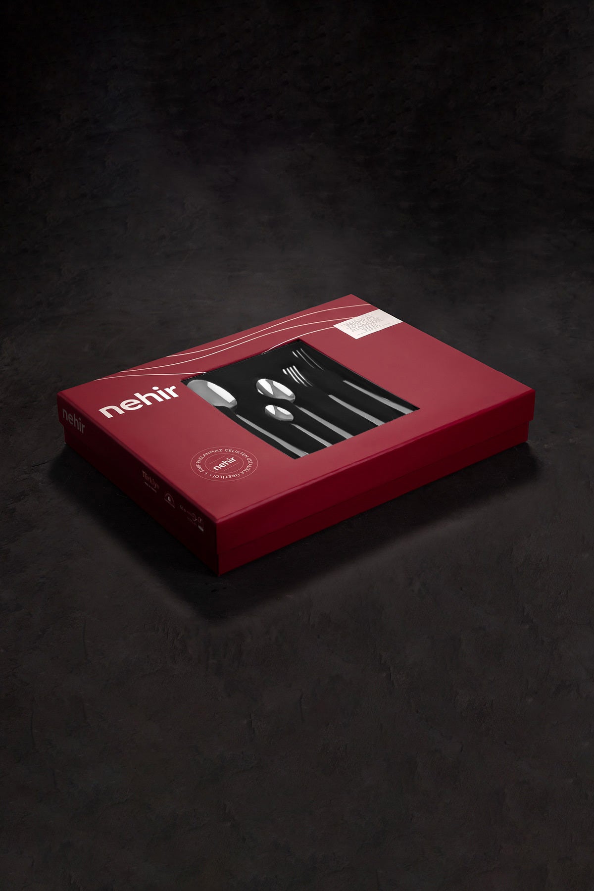 Maxi Plain 12 Person 72 Piece Boxed Cutlery Set