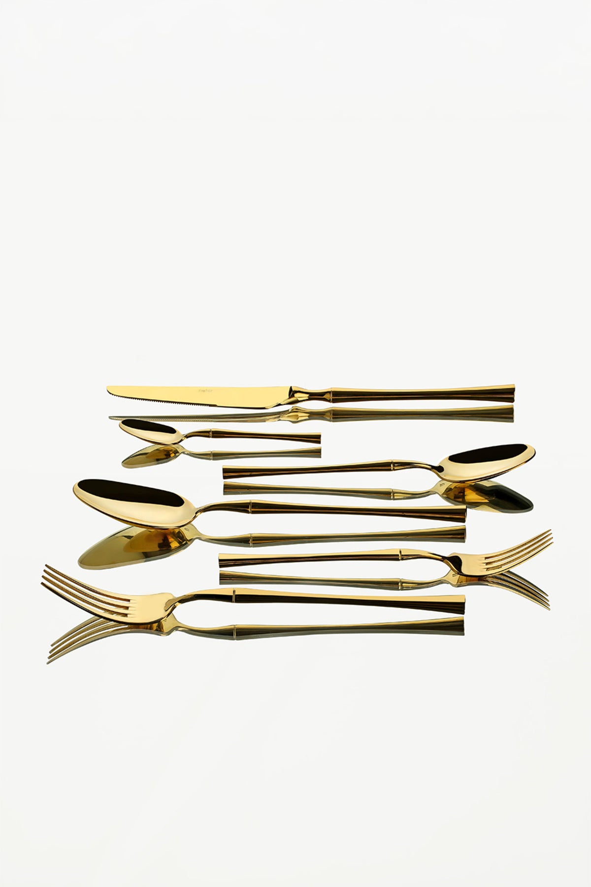 Marbella Full Gold 12 Person 72 Piece Boxed Cutlery Set