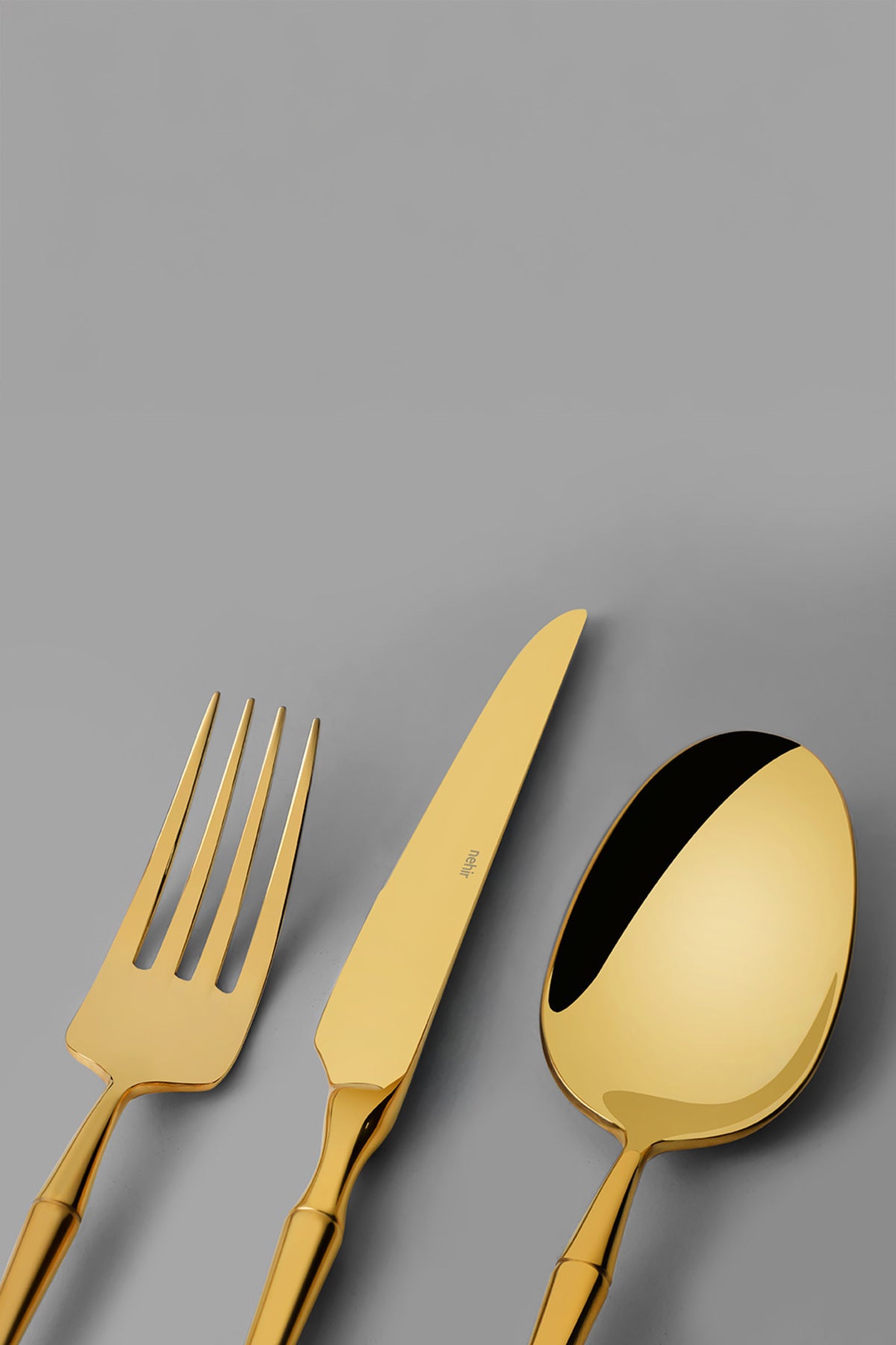 Marbella Full Gold 12 Person 84 Piece Boxed Cutlery Set