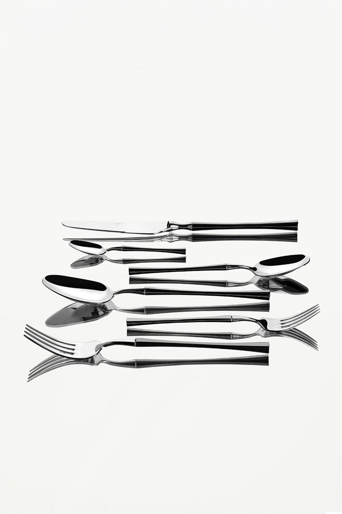 Marbella Satin 12 Person 72 Piece Boxed Cutlery Set