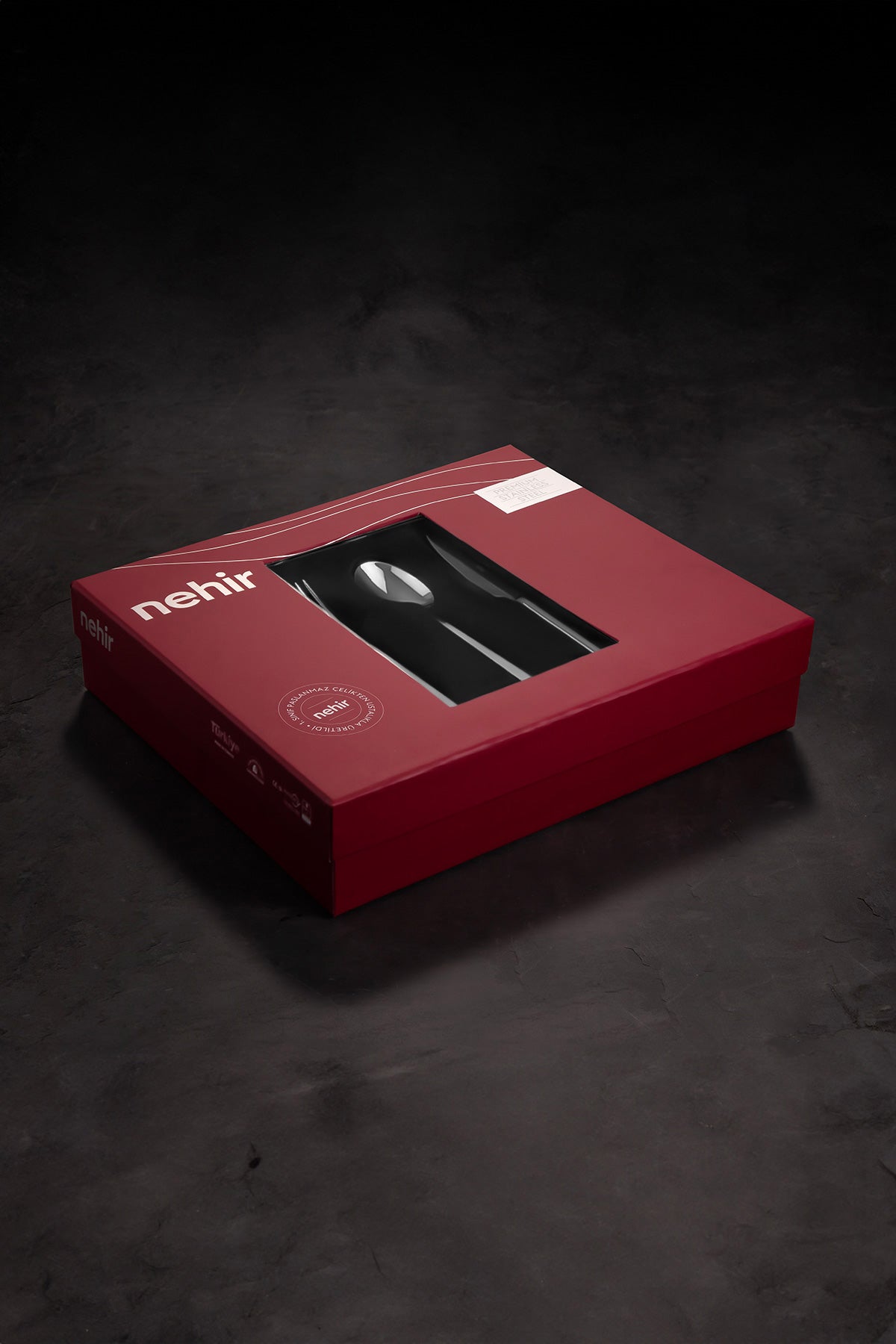 Marbella Satin 12 Person 72 Piece Boxed Cutlery Set