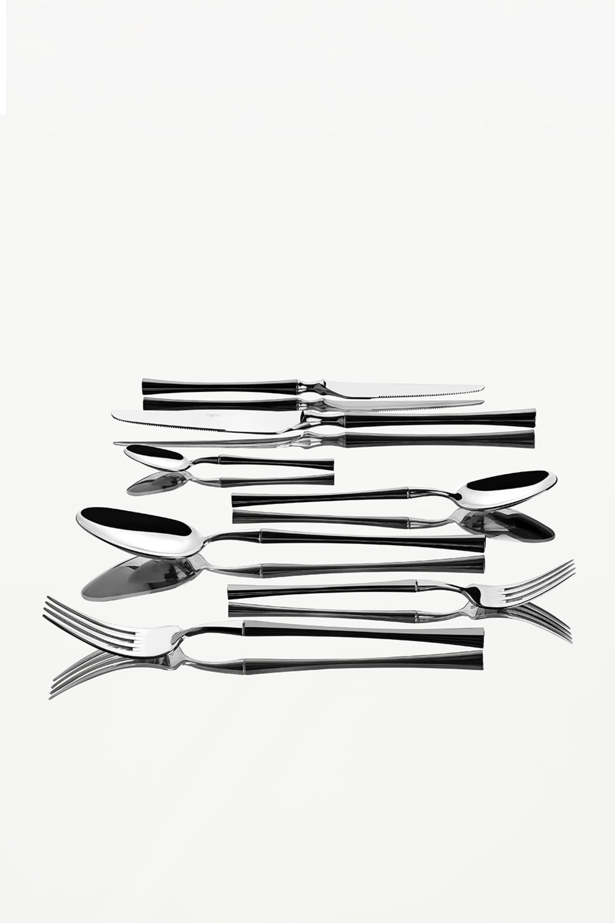 Marbella Satin 12 Person 84 Piece Boxed Cutlery Set
