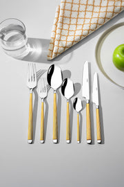 Maria Altın Sade 12 Kişilik 84 Parça Kutulu Çatal Kaşık Bıçak Takımı