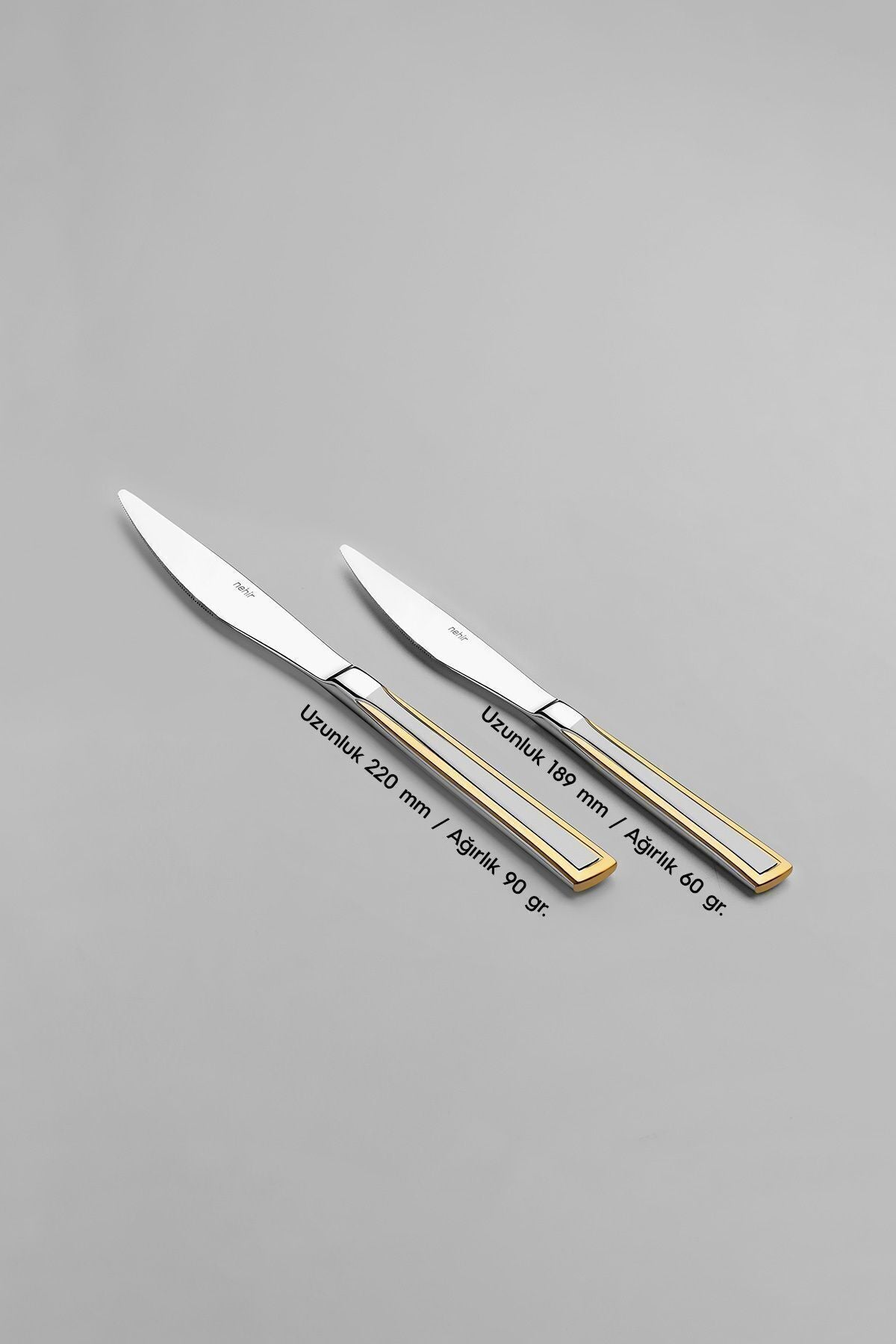 Milano Gold Satin 12 Person 89 Piece Cutlery Set with Leather Box