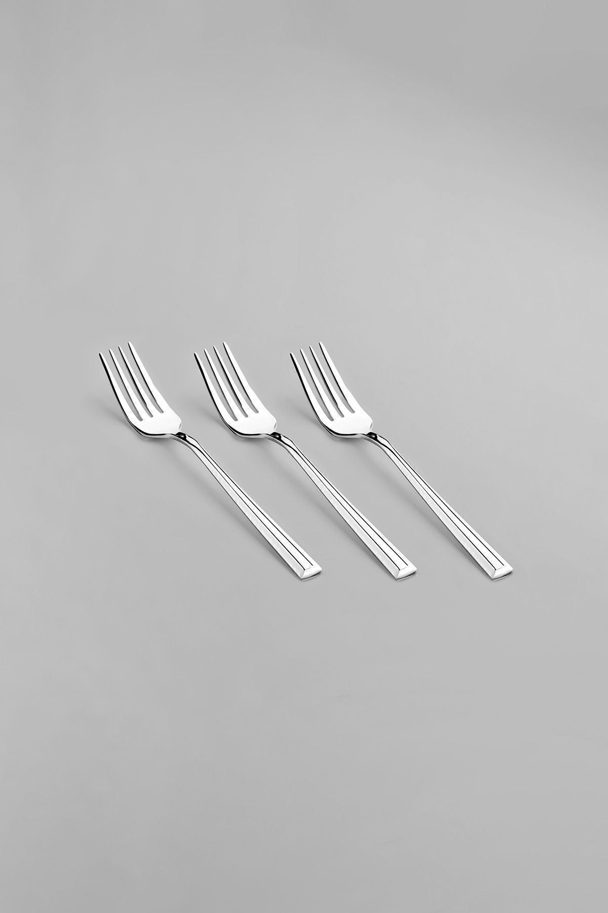Milano Plain 60-Piece Boxed Cutlery Set for 12 People