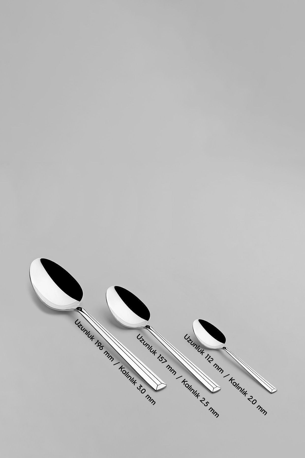 Milano Plain 30-Piece Boxed Cutlery Set for 6 People