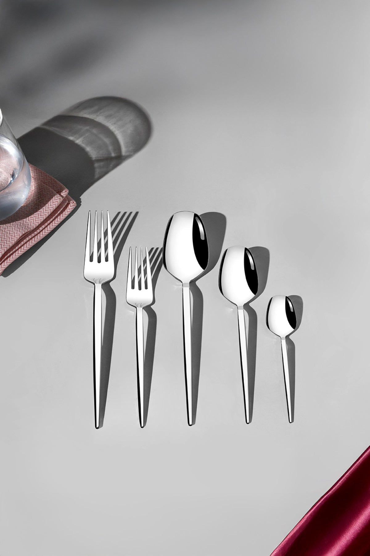 Milas Sade 6 Kişilik 30 Parça Kutulu Çatal Kaşık Takımı