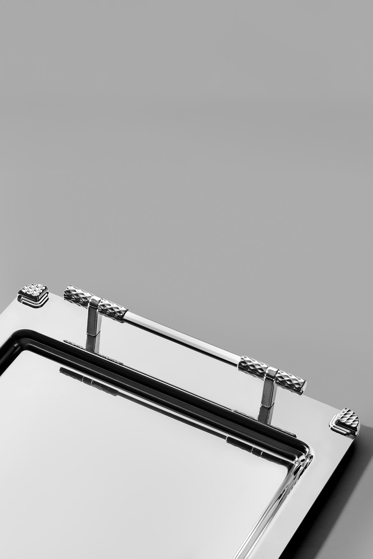 Paris Saten 2'li Çelik Tepsi Seti