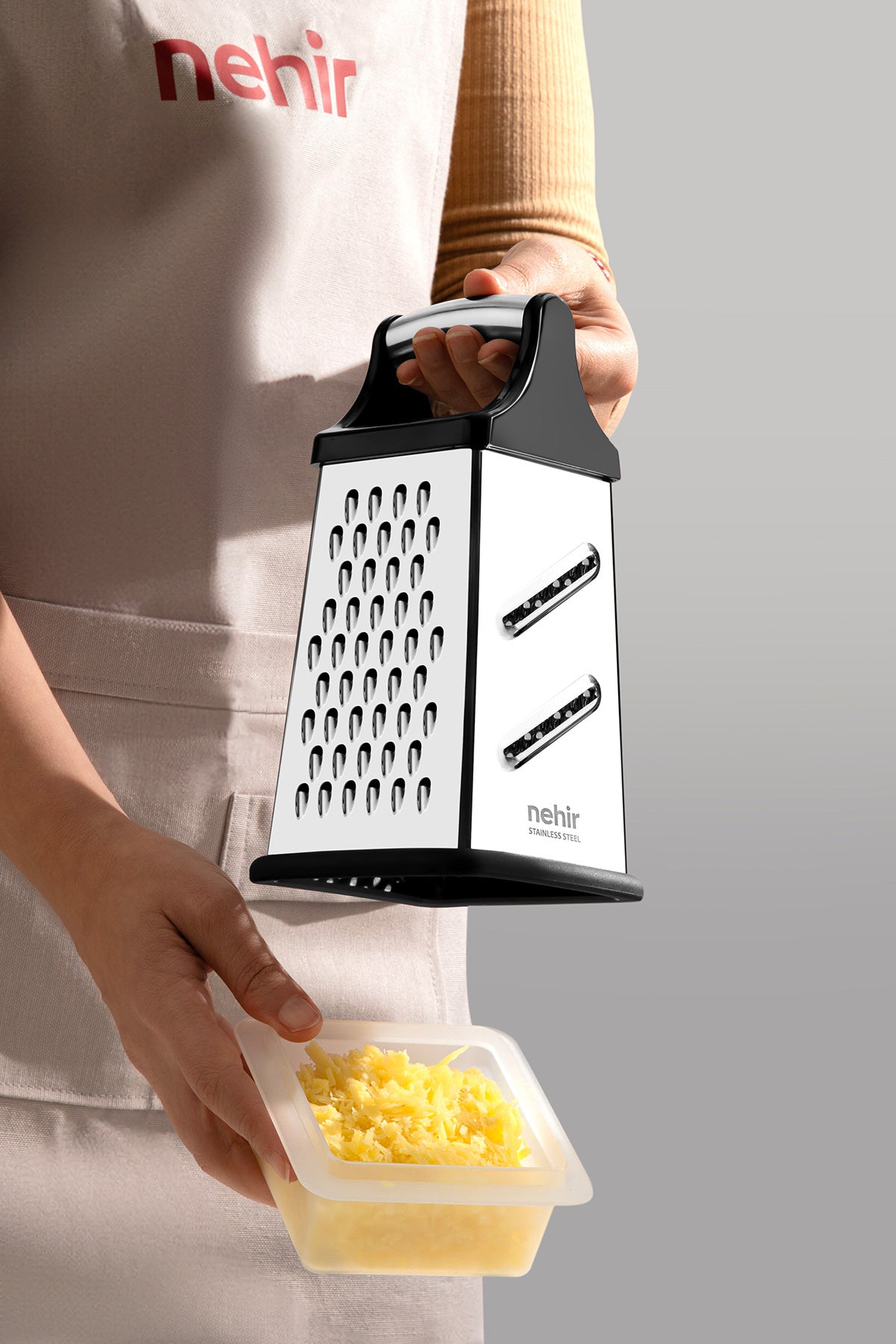 Stainless Steel Square Bowl Grater